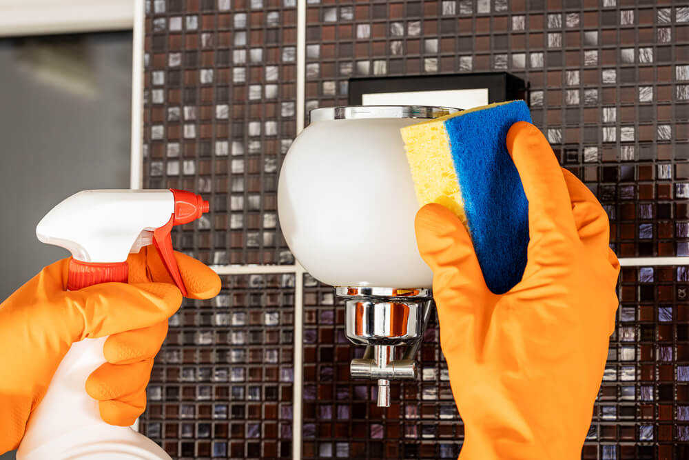 How to clean wall lights