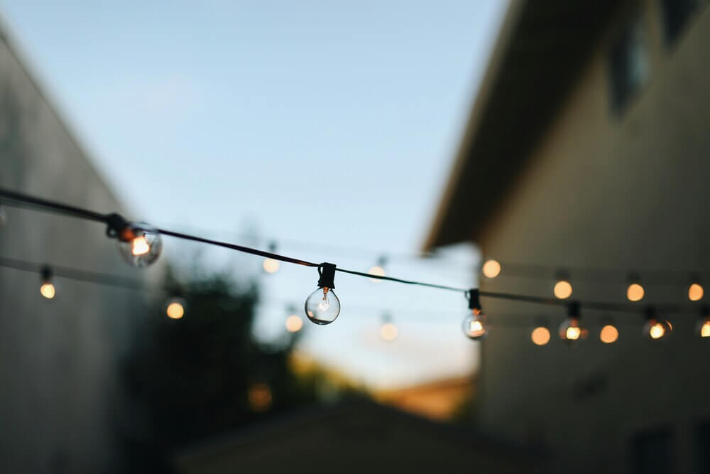 How to hang outdoor lights: String lights edition