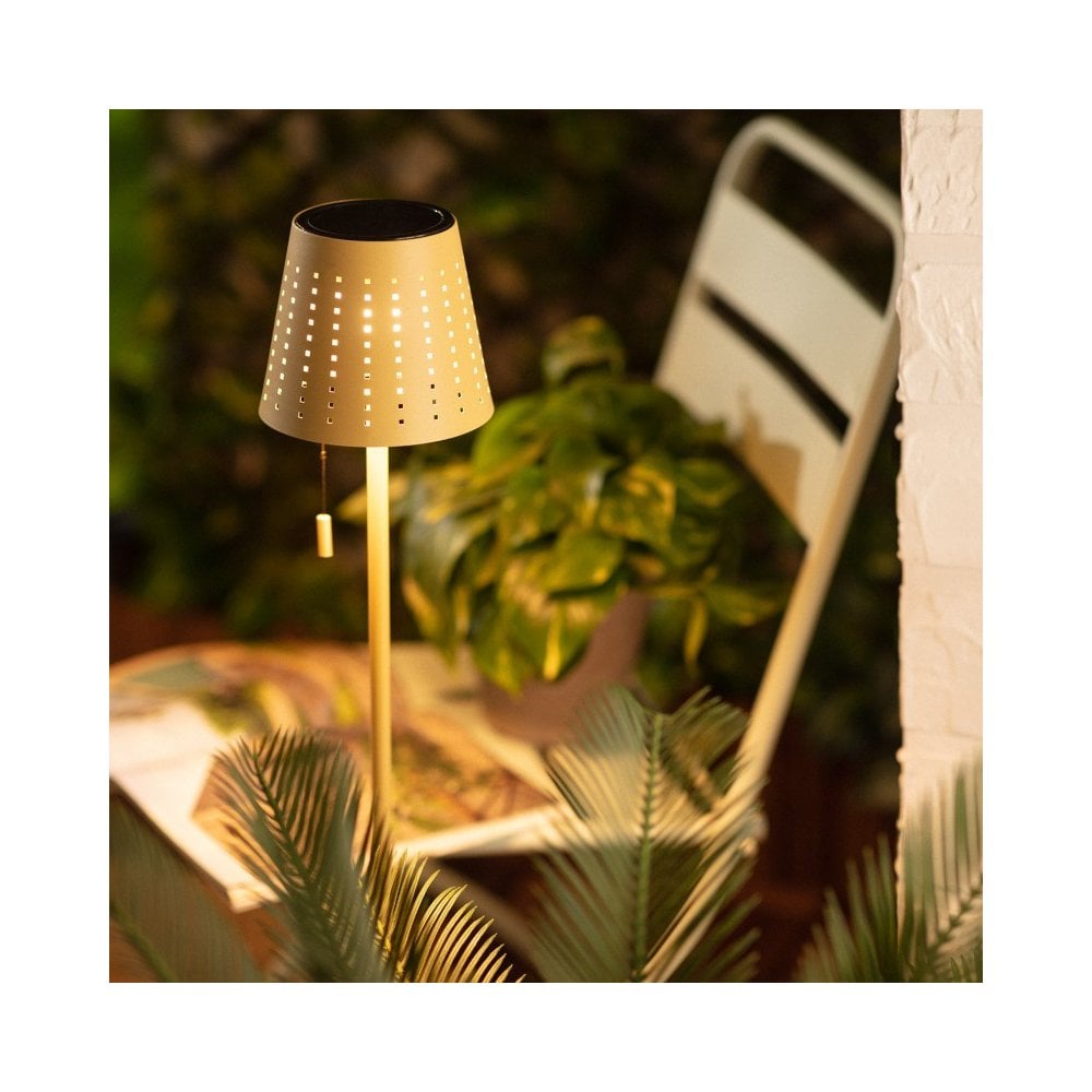 Outdoor floor solar lamp.