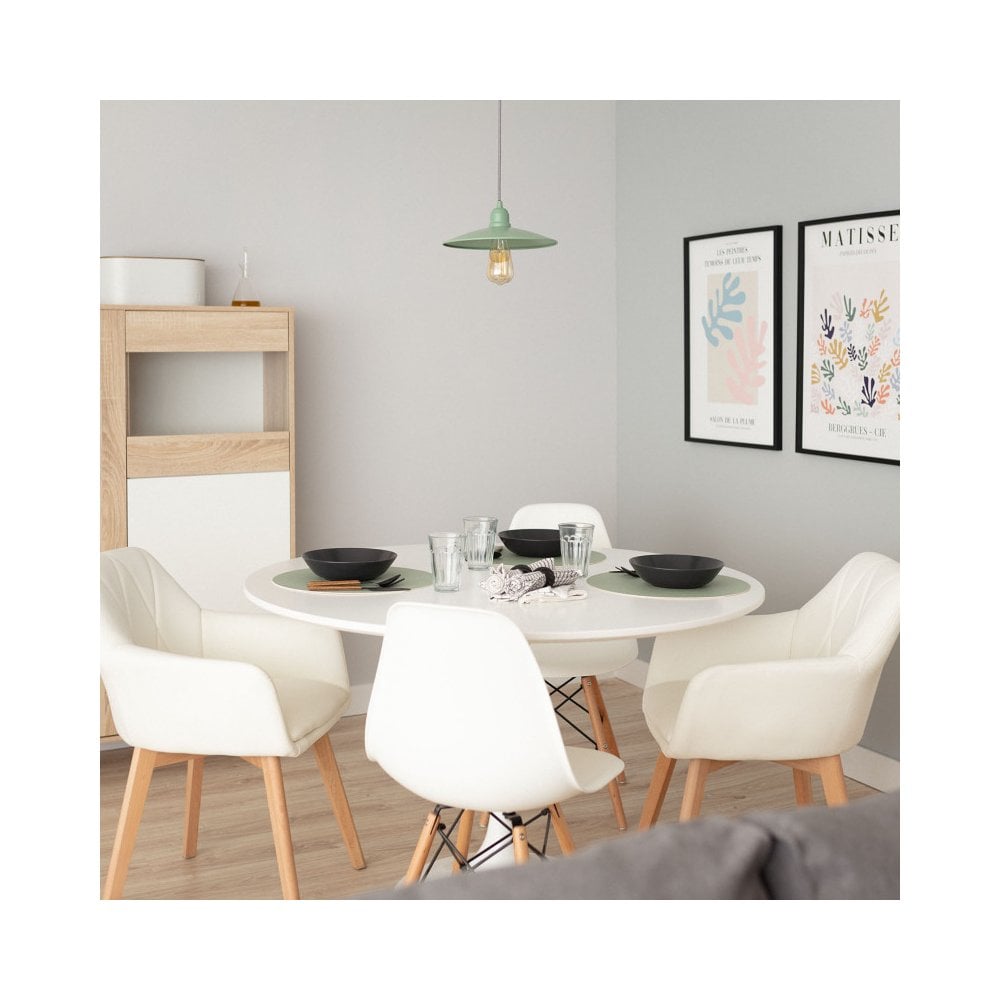 Edit Lighting Kato Single Light Ceiling Pendant In Green Finish