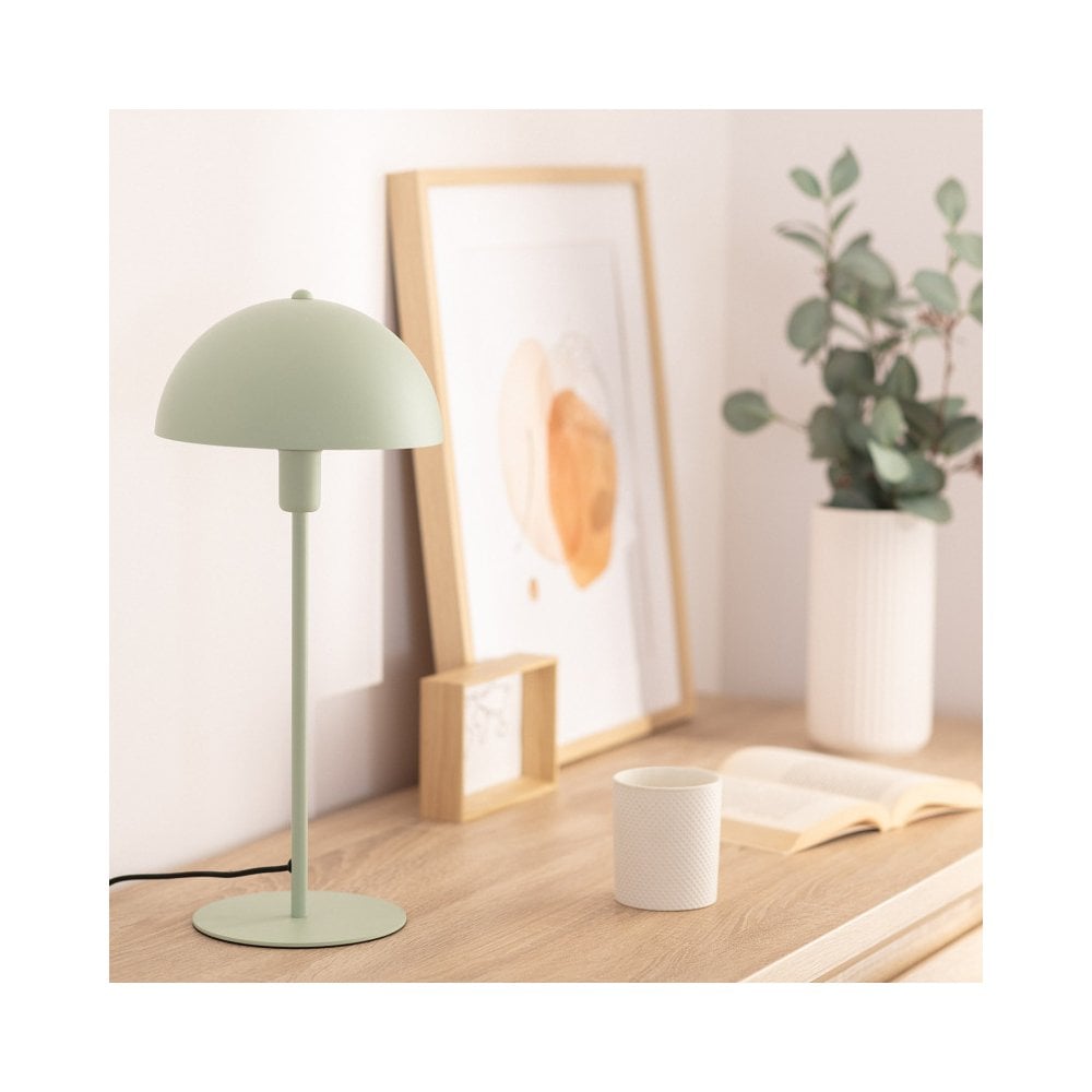 Edit Lighitng Madow Single Light Table Lamp in Mint Green Finish