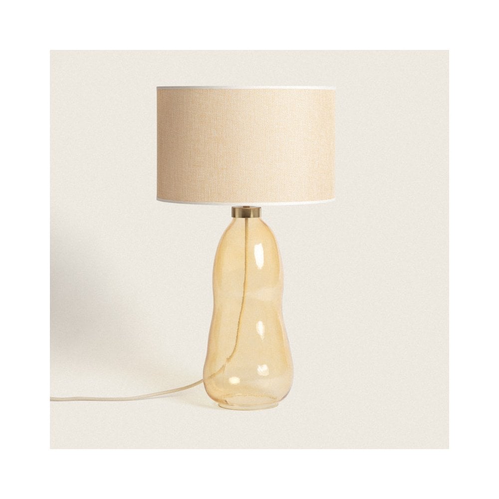 Edit Lighting Nally Tall Single Light Table Lamp In Orange Finish
