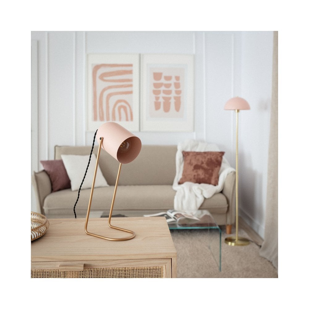 Pink table lamp