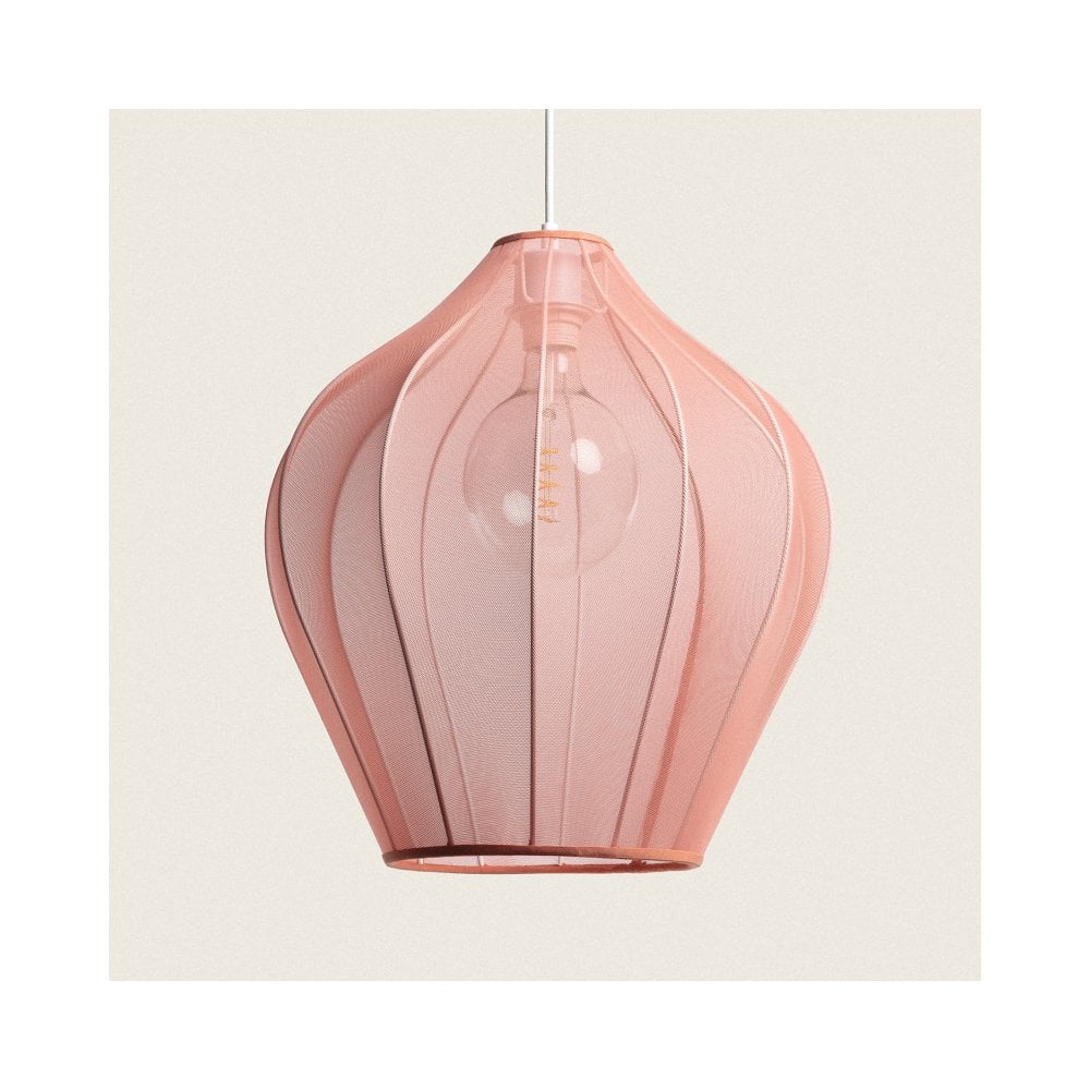 Edit Lighting Yara Single Light Ceiling Pendant In Terracotta Finish